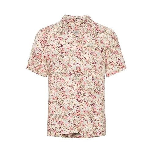 Casual Friday Herren CFAnton 0073 SS RC AOP Flower Shirt Hemd, 114201/Ecru, S von CASUAL FRIDAY