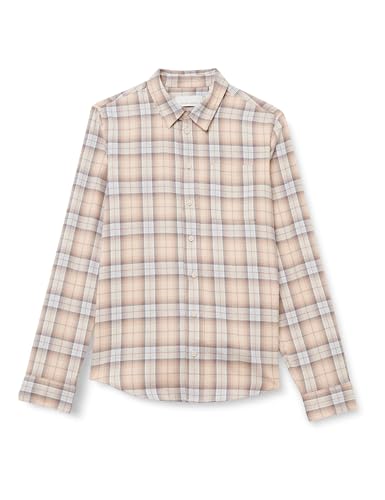 Casual Friday Herren CFAnton LS Checked Shirt Hemd, 171312/Silver Mink, M von CASUAL FRIDAY