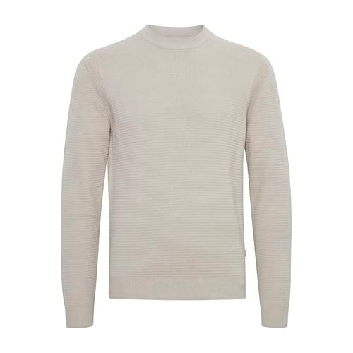 Casual Friday Herren CFKarl 0065 Structured Crew Neck Knit Pullover, 154503/Chateau Gray, L von CASUAL FRIDAY