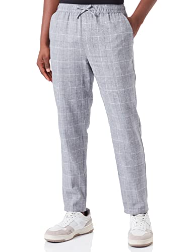 Casual Friday Herren CFPilou 0081 Checked Pants Freizeithose, 194013/Dark Navy, S/32 von CASUAL FRIDAY