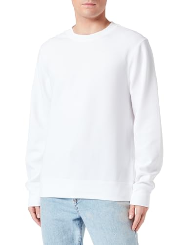 Casual Friday Herren CFSebastian Crew Neck Sweat Sweatshirt, 110601/Bright White, S von CASUAL FRIDAY