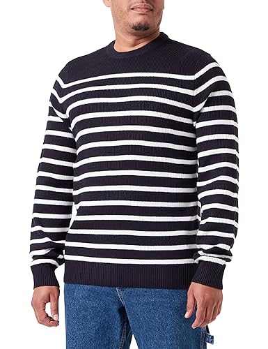 Casual Friday Karl Striped Crew Neck Knit von CASUAL FRIDAY