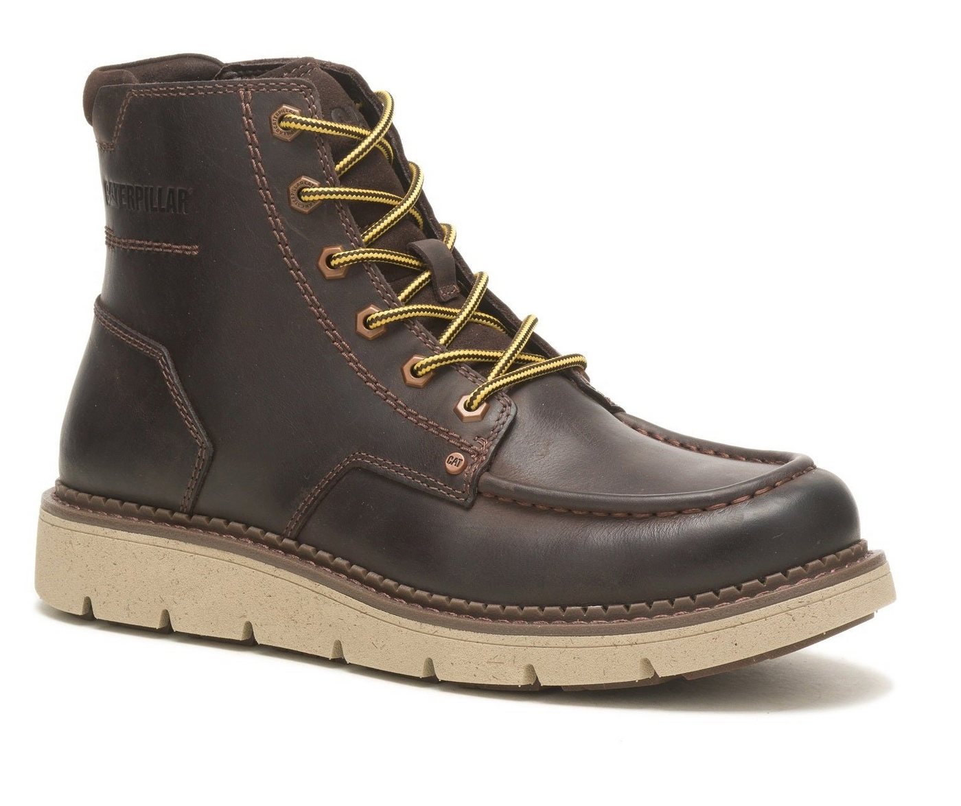 CAT CATERPILLA Leder Stiefel Herren Covert Demitasse Boots braun Schnürboots aus echtem Leder CAT CATERPILLA Leder Stiefel Herren Covert Demitasse Boots braun Schnürboots aus echtem Leder von CAT CATERPILLA