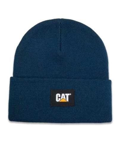 Cat erpillar Herren CAT Label Cuff Beanie, Detroit Blue, Einheitsgr��e von CAT