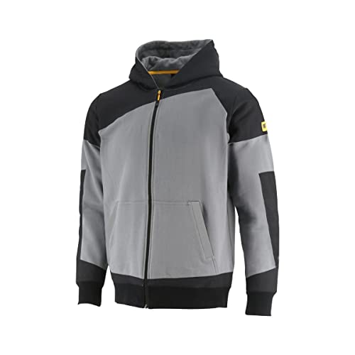 Caterpillar CAT Workwear Herren Kapuzenpullover, durchgehender Reißverschluss von CAT