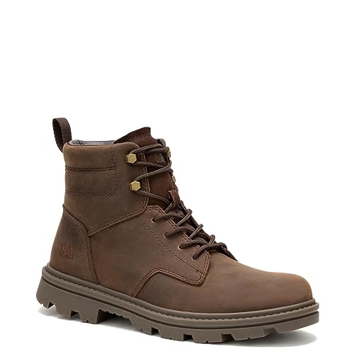 CAT Footwear Herren Praktiker Mid Stiefelette, Dunkelbraun, 37 EU Weit von CAT Footwear