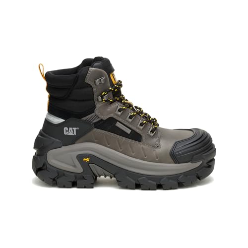 Caterpillar Invader Max Herren Composite Toe Waterproof Ankle Boot, Gargoyle, 45.5 EU Ancho von CAT