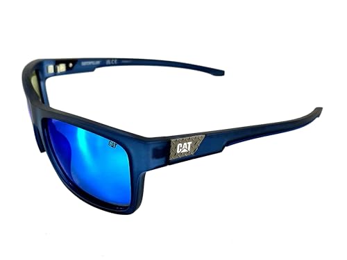 Caterpillar Men's Coder Polarized Sunglasses Square, Matte Navy Crystal, 60 mm Caterpillar Men's Coder Polarized Sunglasses Square, Matte Navy Crystal, 60 mm von Caterpillar