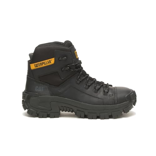 Invader Hiker Arbeitsstiefel, wasserdicht, Zehenkappe aus Verbundmaterial, Schwarz, 10 Wide von CAT