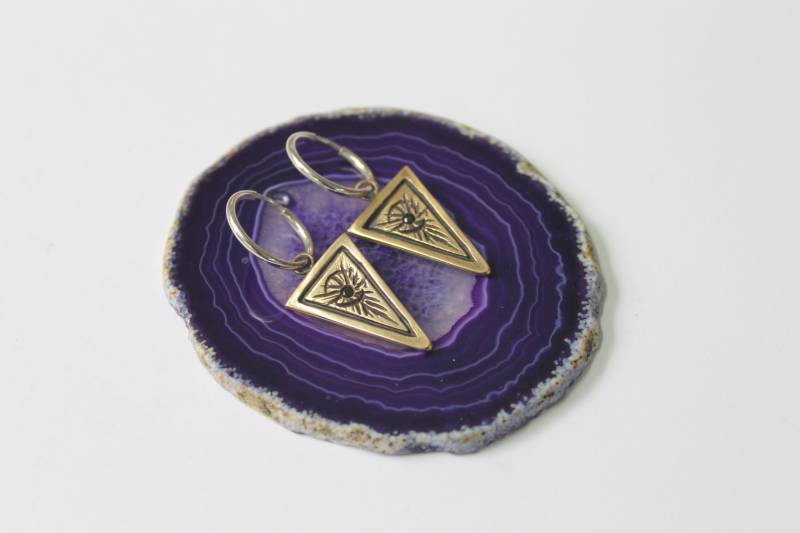 Dahlien Creolen Dahlien Creolen von CATBLACKJEWELRY