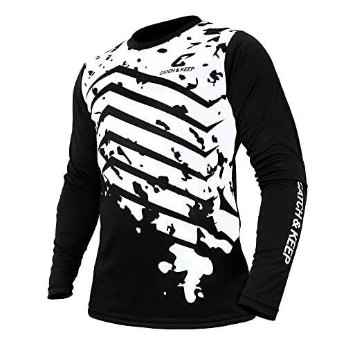 CATCH & KEEP Torwarttrikot White Protection I Herren & Damen I Kinder mit Polsterungen an den Ellbogen I Atmungsaktives Material I Gr. XXL von CATCH & KEEP