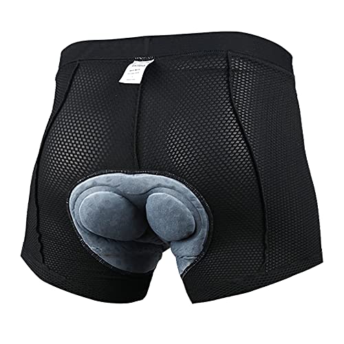 Catena Herren 3D Gepolsterte Radunterhose Shorts Fahrrad MTB Unterhose Atmungsaktiv Leicht Unterhose, schwarz, X-Large von CATENA