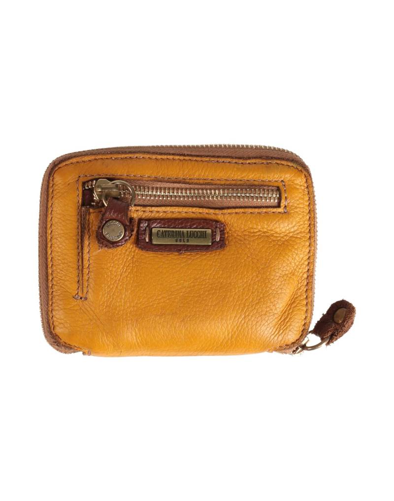 CATERINA LUCCHI Brieftasche Damen Senf von CATERINA LUCCHI