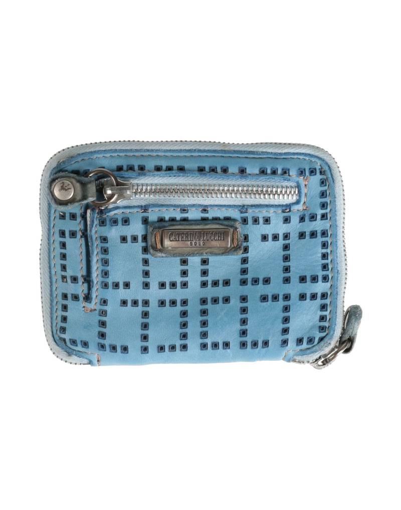 CATERINA LUCCHI Brieftasche Damen Taubenblau von CATERINA LUCCHI