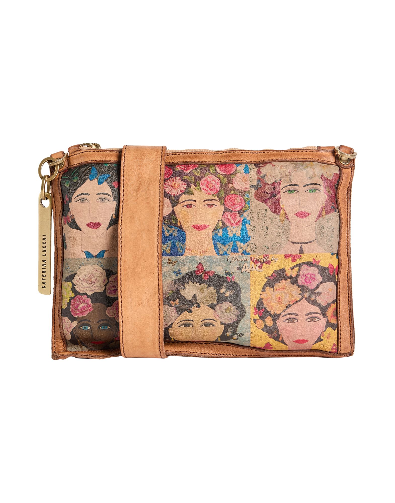 CATERINA LUCCHI Umhängetasche Damen Kamel von CATERINA LUCCHI