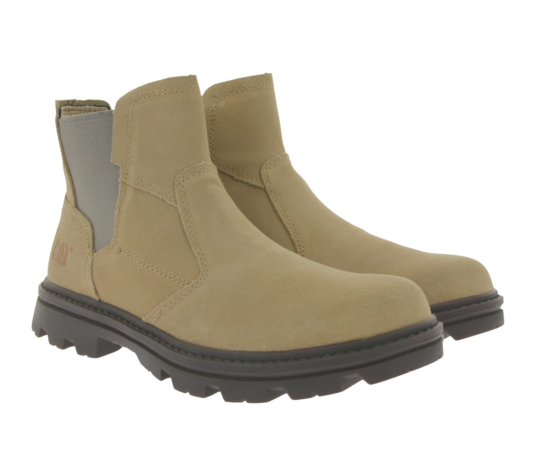 CATERPILLAR Practitioner Starfish Herren Wildleder-Stiefel mit hoher Sohle Chelsea-Boots P725200 Beige CATERPILLAR Practitioner Starfish Herren Wildleder-Stiefel mit hoher Sohle Chelsea-Boots P725200 Beige von CATERPILLAR