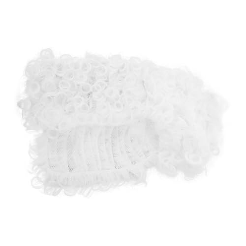 CATIEBYE Richterperücke Kostümperücke Für Herren Lockige Perücke Richterperücke Bühnenperücke Anwaltshaarteil Cosplay-perücke Und Formelle Anlässe von CATIEBYE