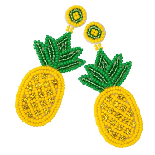 CATIEBYE 1 Paar Ohrringe für Frauen Beaded Pineapple Design Farbige Frucht Ohrringe für und Besondere Anlässe Hochwertige Verarbeitung Leicht und Robust CATIEBYE 1 Paar Ohrringe für Frauen Beaded Pineapple Design Farbige Frucht Ohrringe für und Besondere Anlässe Hochwertige Verarbeitung Leicht und Robust von CATIEBYE