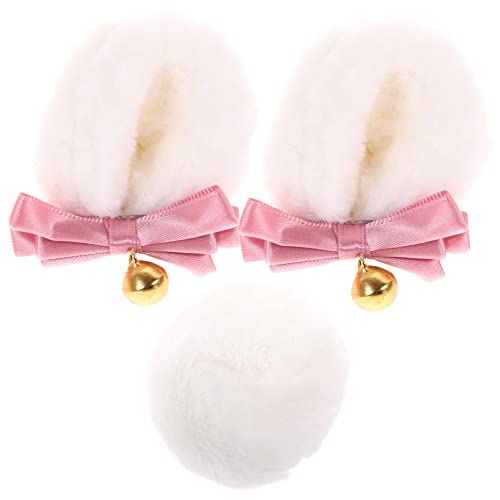 CATIEBYE Bärenohren Und Bärenschwanz Aus Ohrclips Und Stirnband Haarschmuck Für Mädchen Und Frauen Cosplay Und Kostümparty Zubehör von CATIEBYE