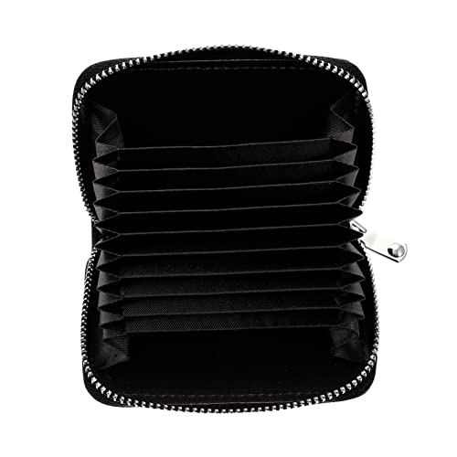 CATIEBYE 1 Stück Multifunktionale Münztasche Leichtgewichtige Geldbörse für Karten und Kleingeld für Unterwegs Schützend und Praktisch für Männer und Frauen Schwarz von CATIEBYE