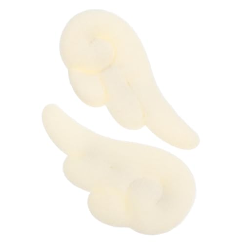 CATIEBYE 1Paar Engelsflügel Haarspangen für Rutschfeste Plüsch Haarnadeln Weiße Clips für Perfekter Haarschmuck für Partys Geburtstage Besondere Anlässe von CATIEBYE