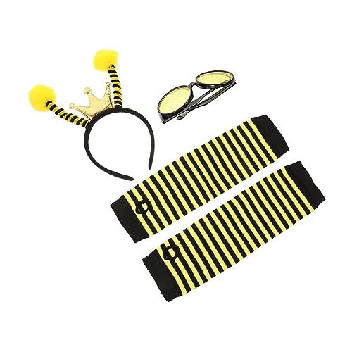 CATIEBYE 1Satz Witzige Bienen Sonnenbrille Haarband Festivals Partys Leicht Für Erwachsene Langlebigem Material Gefertigt Unvergessliches von CATIEBYE