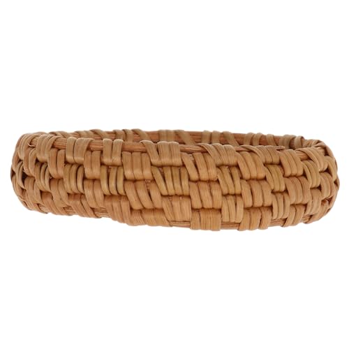 CATIEBYE Rattan Armreif Geflochten Für Damen Mädchen Naturmaterialien Handgefertigtes Armband Breites Rattan Dekorativ Flechtarmband Tragbar Für Geburtstage Feiertage Partys von CATIEBYE