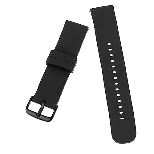 CATIEBYE Runder Silikon-uhrenarmband in Schwarz Geeignet Für Huawei Watch Active Sportliches Design Langlebig Und Praktisch Für Jeden Anlass Einfache Installation von CATIEBYE