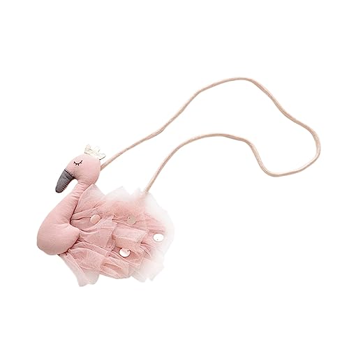 CATIEBYE Wechselgeldbörse Für Junge Mädchen Aufbewahrungstasche in Schwanenform Schöne Umhängetasche Lässige Tasche Für Junge Mädchen Cartoon-schwanentasche Mit Guter Textur von CATIEBYE