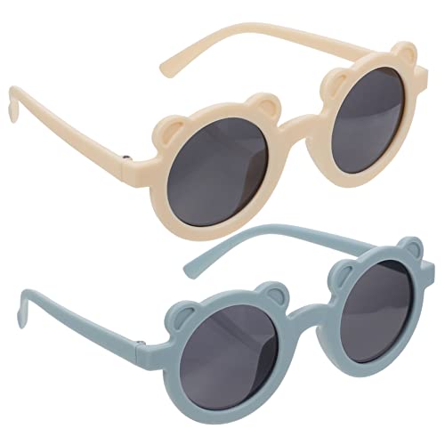 CATIEBYE 2 STÜCK Teiliges Sonnenbrillen mit Rundrahmen und Bärchenohren Lustige Partybrille für Mädchen und Jungen Leicht Sicher für Sommerreisen und Festtagsfotos CATIEBYE 2 STÜCK Teiliges Sonnenbrillen mit Rundrahmen und Bärchenohren Lustige Partybrille für Mädchen und Jungen Leicht Sicher für Sommerreisen und Festtagsfotos von CATIEBYE