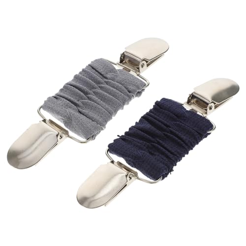 CATIEBYE 2 Stück Pullover Clips Cardigan Klammern für Damen Brosche für Schal und Bekleidung zur Vermeidung von Unangenehmen Situationen von CATIEBYE
