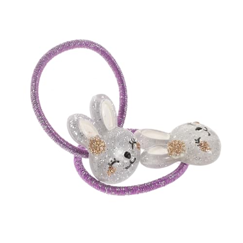 CATIEBYE 2stücke Mädchen Haargummis Elastische Tier-haarbänder Cartoon Häschen Haargummis Für Süße Haarschmuck Accessoires Langlebig Und Kindersicher Für Kleine Prinzessinnen von CATIEBYE