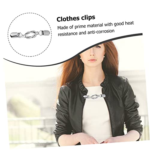 CATIEBYE 2 Stück Vintage Cardigan Clips Antike Schalverschluss Clips für Damen Pullover Verschlussbroschen Chic und Dekorative Schalclips für Offene Jacken und Strickmode von CATIEBYE