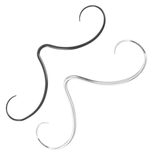 CATIEBYE 2Stücke Schnurrbart Nasenring Septum Ring Robustes Nasenschmuck für Herren Komfortable CATIEBYE 2Stücke Schnurrbart Nasenring Septum Ring Robustes Nasenschmuck für Herren Komfortable von CATIEBYE