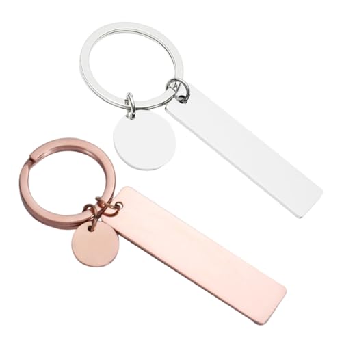 CATIEBYE 2 Stück Metall- Zum Aufhängen Von Schlüsselanhängern Für Beschriftungen von CATIEBYE