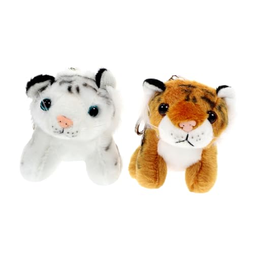 CATIEBYE 2st Tiger-plüsch-anhänger Fuzzy-Tier Schlüsselanhänger Mini Gefüllter Schlüsselanhänger Leopardendekor Schlüsselanhänger Im Tiger-Design Mini-Tiere Taschenanhänger Pp Baumwolle CATIEBYE 2st Tiger-plüsch-anhänger Fuzzy-Tier Schlüsselanhänger Mini Gefüllter Schlüsselanhänger Leopardendekor Schlüsselanhänger Im Tiger-Design Mini-Tiere Taschenanhänger Pp Baumwolle von CATIEBYE