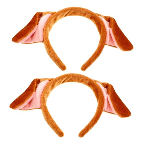 CATIEBYE Hundeohren-stirnband 2 Stück Haustier-party-requisiten Bequem Leicht Für Kostüme Festival-kopfbedeckungen von CATIEBYE