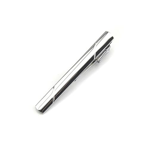CATIEBYE 4 Stück Teiliges Bunte Krawattenklammern aus Glänzendem Metall Federbelastete Necktie Bar Clips für Sicheren Halt Verhindern und Sorgen für Gerade Krawattenoptik bei Herrenanzügen von CATIEBYE