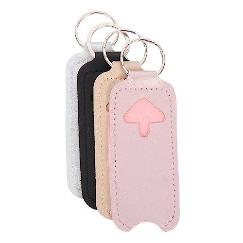 CATIEBYE 4stücke Tragbare Pu Lippenstift Aufbewahrungstasche Mit Schlüsselanhänger Lippenstifthalter Für Make up Leicht Und Zuverlässig Für Reisen Und Alltag Lippenstift Organizer in von CATIEBYE