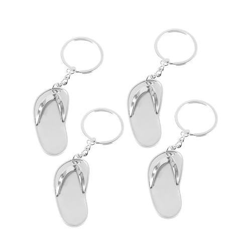 CATIEBYE 4Stücke Slipper Schlüsselanhänger aus Hochwertigem Material Kreatives Design für Taschen und Autos Leicht und Tragbar für Freunde und Familie von CATIEBYE