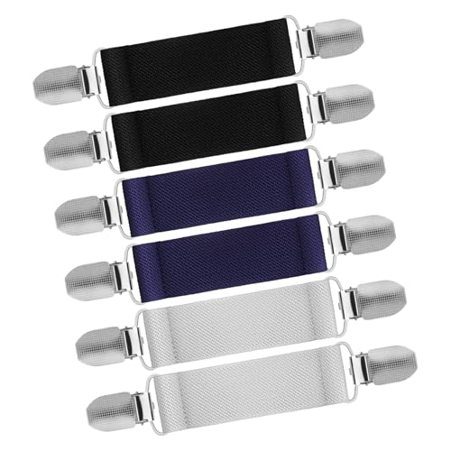CATIEBYE 6stücke Teiliges Kleid Cinch Clips Elastische Cardigan Clips Für Damenbekleidung Sicherer Für Kleider Und Strickjacken Und Schwarz von CATIEBYE