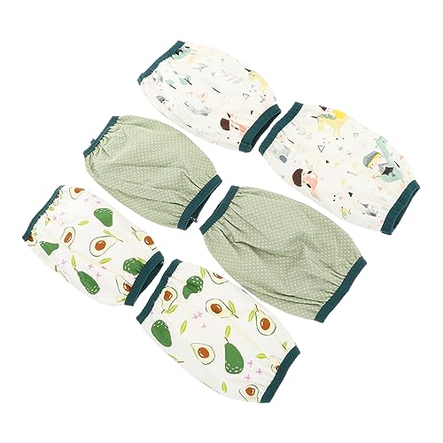 CATIEBYE Ärmelschoner Aus Wasserdichte Und Schmutzabweisende Ärmelabdeckungen Für Babys Ideal Für Draußen 3er Set Avocado Design von CATIEBYE