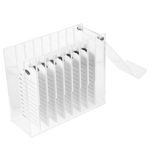 CATIEBYE Acryllash Aufbewahrungsbox Für Falsche Wimpern Lagige Transparente Organizer-box Leicht Und Tragbar Für Reisen Und Alltag von CATIEBYE