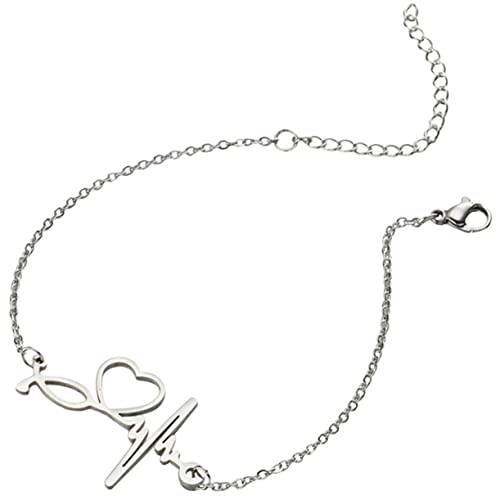 CATIEBYE Armband Für Frauen Verstellbares Herzarmband Ästhetisches Schmuckstück Für Freundin Valentinstagsgeschenk von CATIEBYE