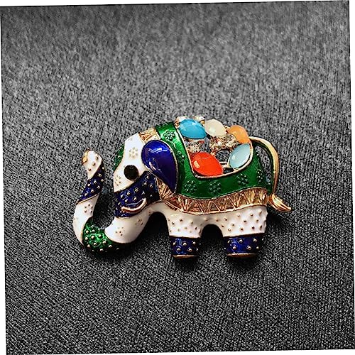 CATIEBYE Elefanten Brosche Anstecknadel Schmuck Für Frauen Dekorativ Und Vintage Aus Langlebigem Leicht Und Bequem Als Geschenk Für Feste Und Besondere Anlässe von CATIEBYE
