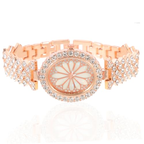CATIEBYE Frauen Armbanduhr Glänzendes Design Mit Strasssteinen Exquisiter Uhr Damenuhr Für Mädchen Freizeit Uhr Handgelenk Armbanduhren von CATIEBYE