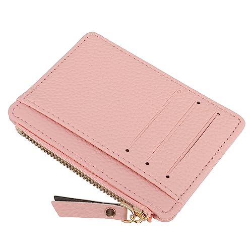 CATIEBYE Damen Geldbörse PU Portemonnaie mit Reißverschluss Ultra Dünnes Kreditkartenetui für Frauen Münzfach für Outdoor Shopping und Freizeitaktivitäten von CATIEBYE