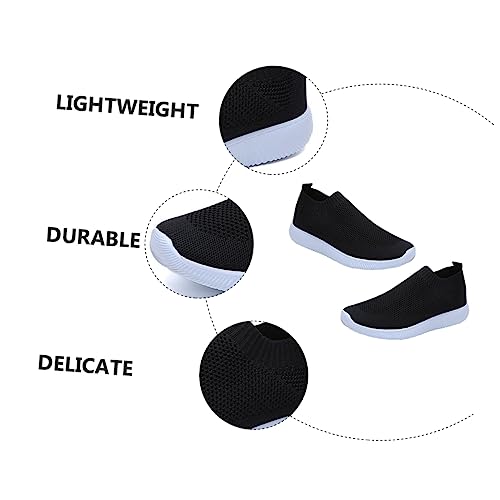 CATIEBYE Damen Sportschuhe Atmungsaktiv Flexibel rutschfest Dünne Sohle Leicht Strapazierfähig für Frühling Sommer Herbst Winter von CATIEBYE