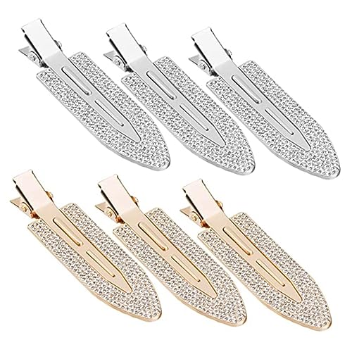 CATIEBYE 6 Stück Haarspangen Ohne Dellen Kristall-haarspangen Haarspangen Für Frauen Und Mädchen Make-up-zubehör Zum Styling von CATIEBYE
