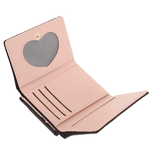 CATIEBYE Kleine Damen Geldbörse Faltbare Pu Münztasche Für Frauen Praktisches Kartenetui Mit Einfachem Zugriff Leicht Und Kompakt Für Unterwegs Für Schlüssel Und Kleingeld von CATIEBYE